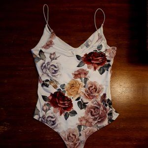 2/20 - GAZE (XS) - Floral Bodysuit